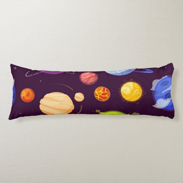 Space pattern body pillow (Front)