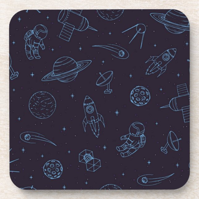 Space pattern coaster (Front)