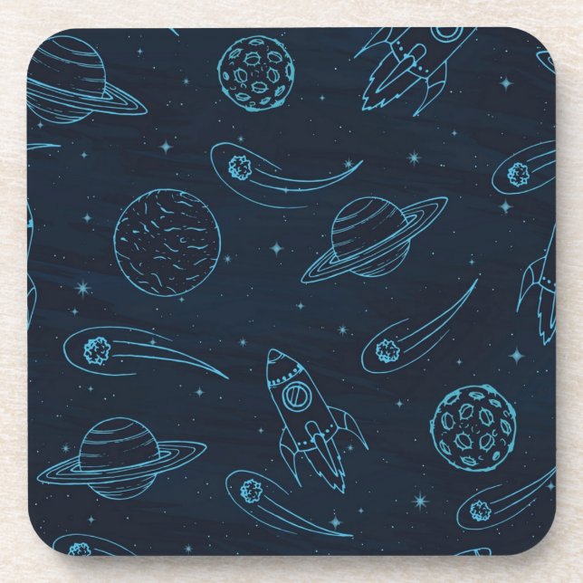 Space pattern coaster (Front)