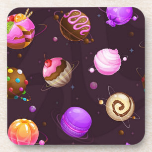 Space pattern coaster