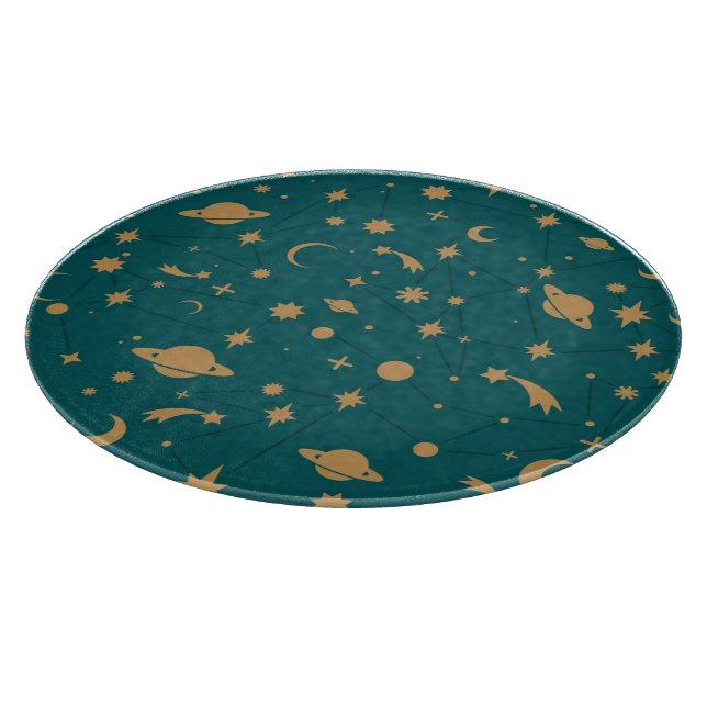 Space pattern cutting board (Corner)