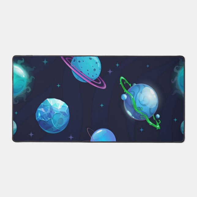 Space pattern desk mat (Front)