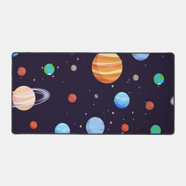 Space pattern desk mat (Front)