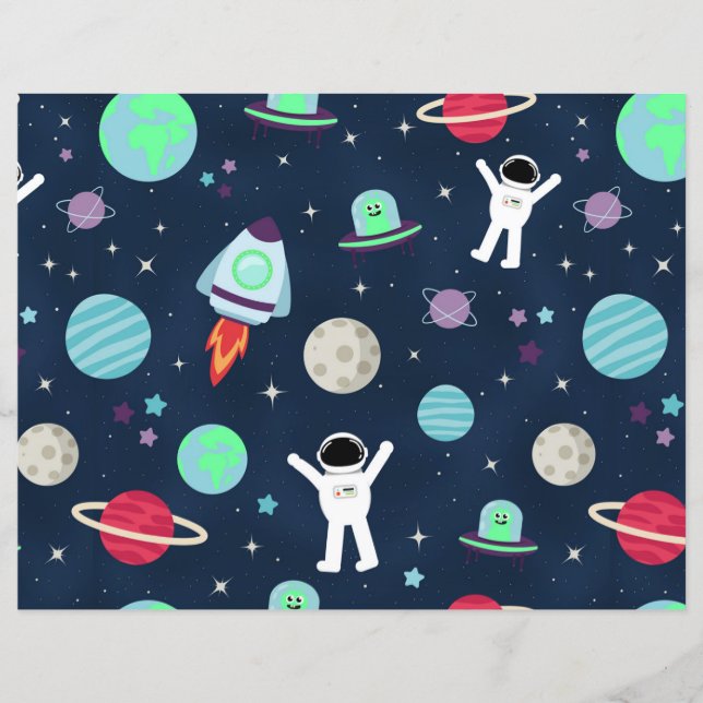 Space Pattern illustration (Front)