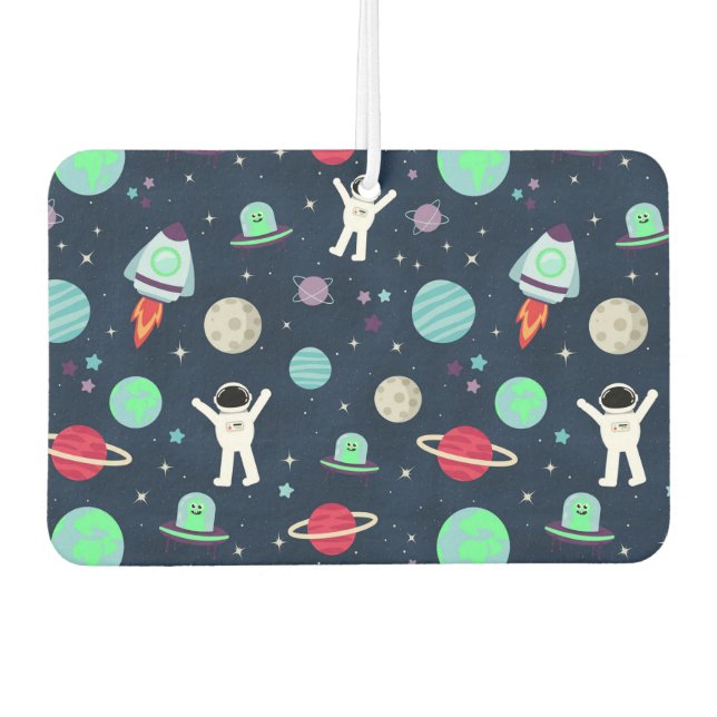 Space Pattern illustration Air Freshener (Front)