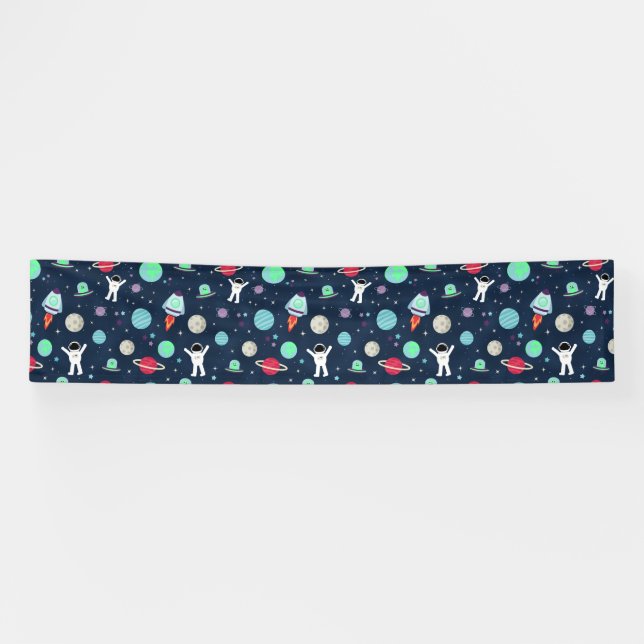 Space Pattern illustration Banner (Horizontal)