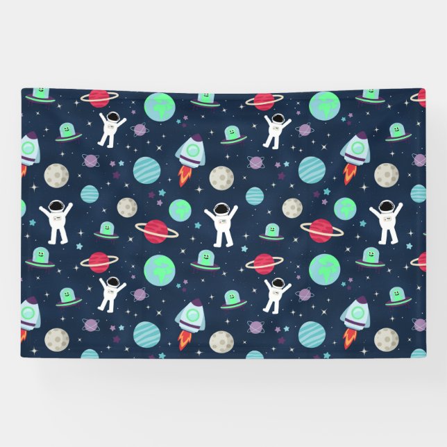 Space Pattern illustration Banner (Horizontal)