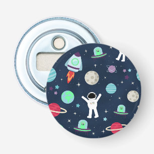 Space Pattern illustration Bottle Opener