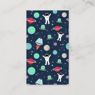 Space Pattern illustration Calling Card