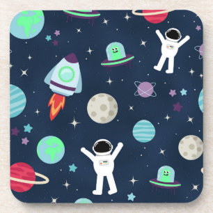 Space Pattern illustration Coaster