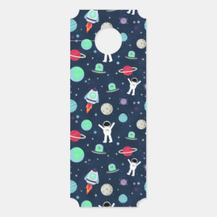 Space Pattern illustration Door Hanger