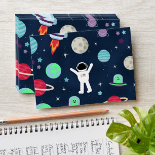 Space Pattern illustration Envelope