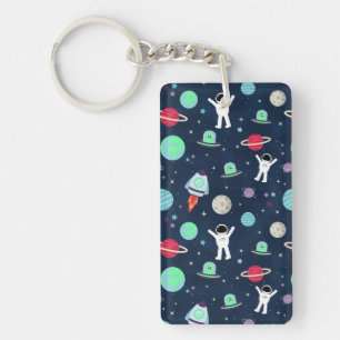 Space Pattern illustration Keychain