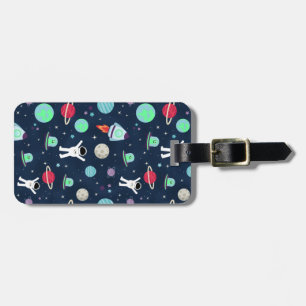 Space Pattern illustration Luggage Tag