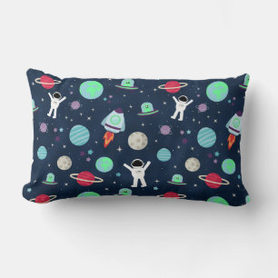 Space Pattern illustration Lumbar Pillow