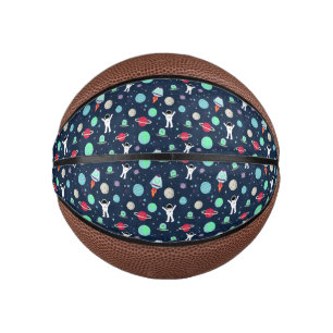 Space Pattern illustration Mini Basketball