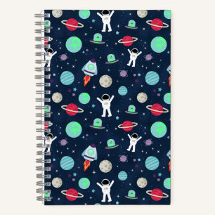 Space Pattern illustration Notebook