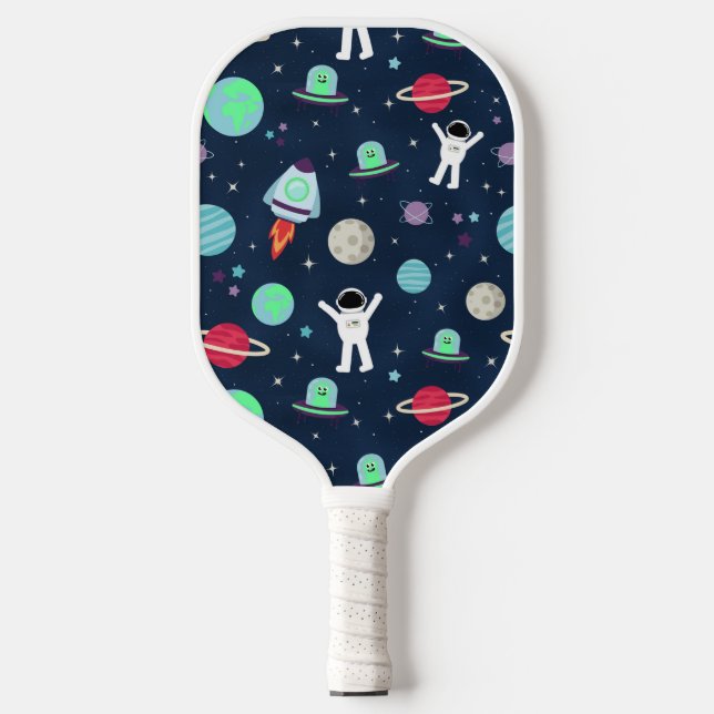 Space Pattern illustration Pickleball Paddle (Front)