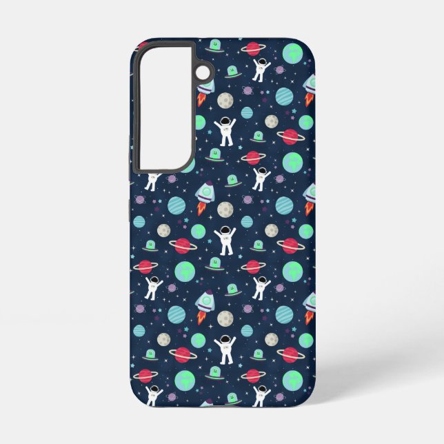 Space Pattern illustration Samsung Galaxy S22 Case (Back)