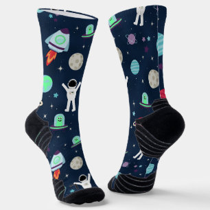 Space Pattern illustration Socks