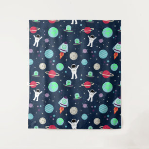 Space Pattern illustration Tapestry
