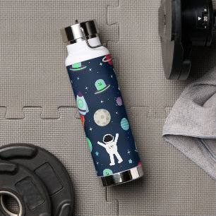 Space Pattern illustration Water Bottle