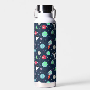 Space Pattern illustration Water Bottle