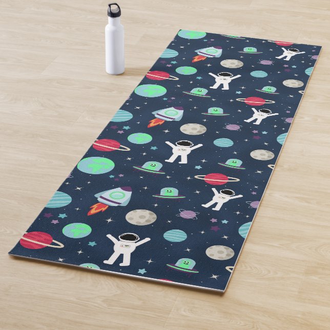 Space Pattern illustration Yoga Mat (In Situ)
