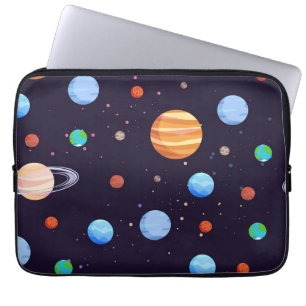 Space pattern laptop sleeve
