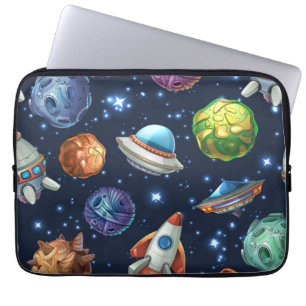Space pattern laptop sleeve