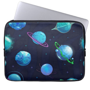 Space pattern laptop sleeve