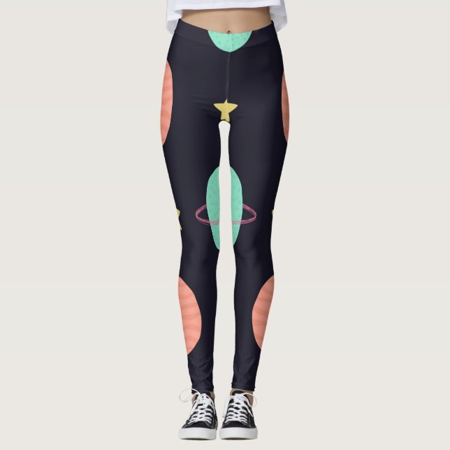 Space pattern leggings (Front)