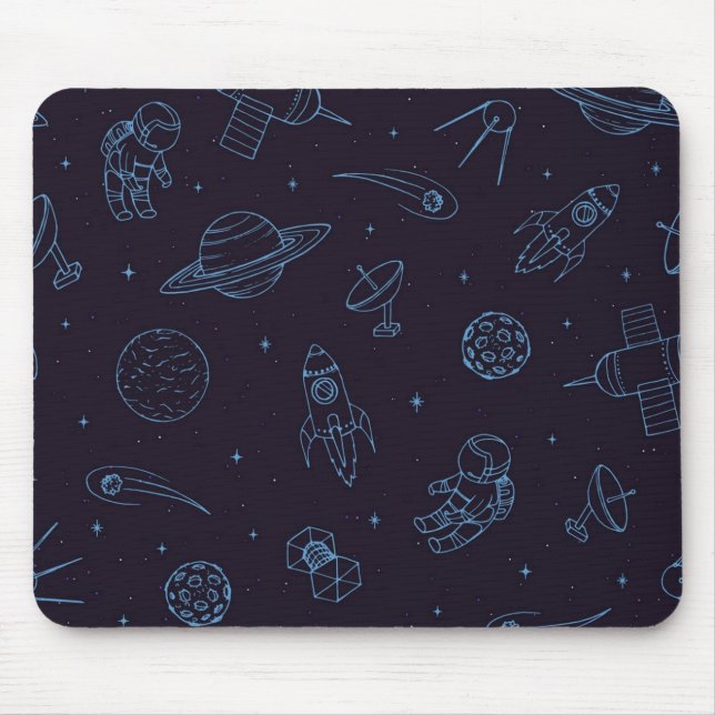 Space pattern mouse pad (Front)