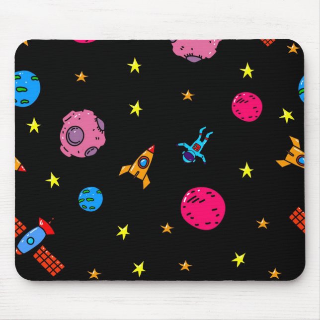 Space pattern mouse pad (Front)