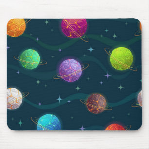 Space pattern mouse pad