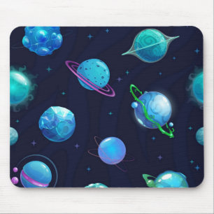 Space pattern mouse pad