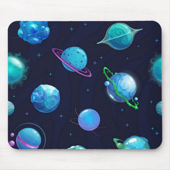 Space pattern mouse pad (Front)