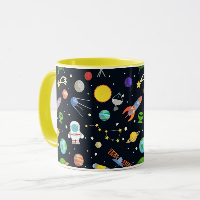 Space Pattern Mug (Front Left)