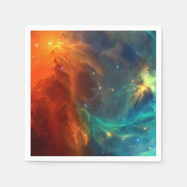 Space pattern napkin (Front)