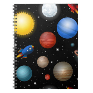 Space pattern notebook