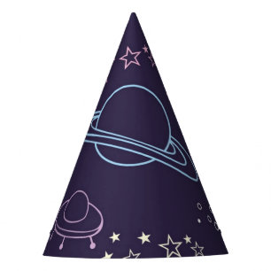 Space pattern party hat