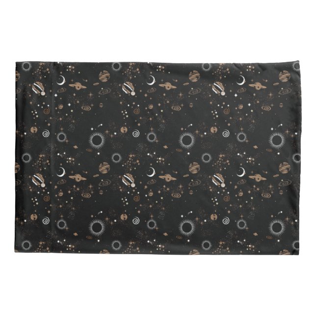 Space Pattern  Pillowcase (Back)