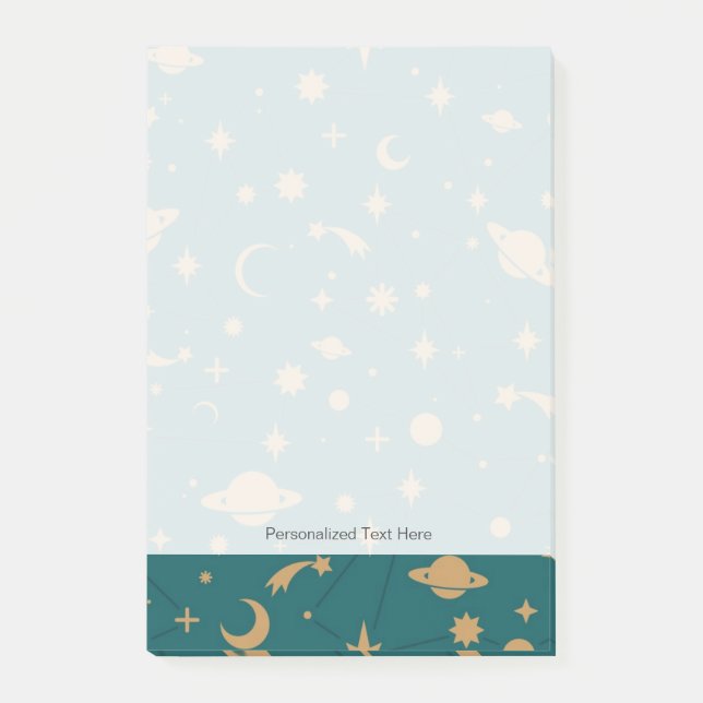 Space pattern post-it notes (Front)