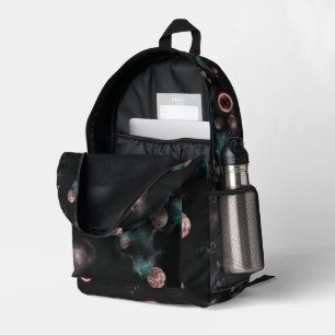Space Pattern  Printed Backpack