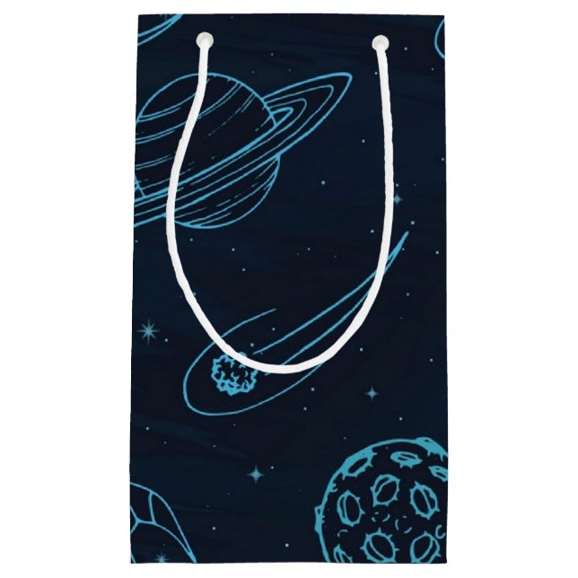 Space pattern small gift bag (Front)