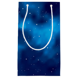 Space pattern small gift bag