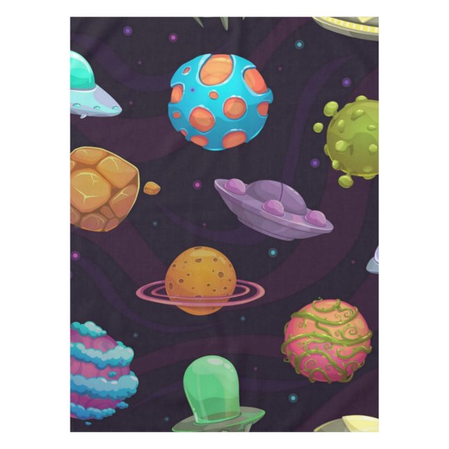 Space pattern tablecloth (Front)