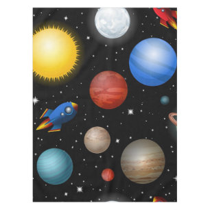 Space pattern tablecloth