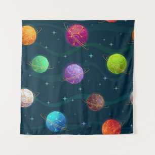 Space pattern tapestry