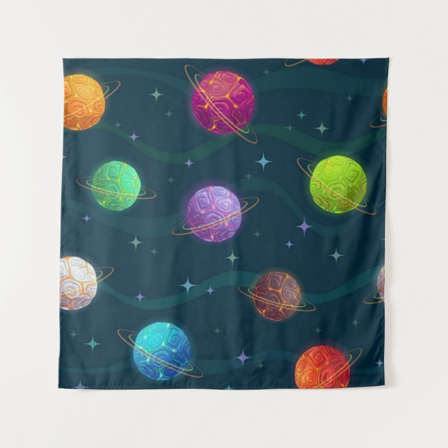 Space pattern tapestry (Front)